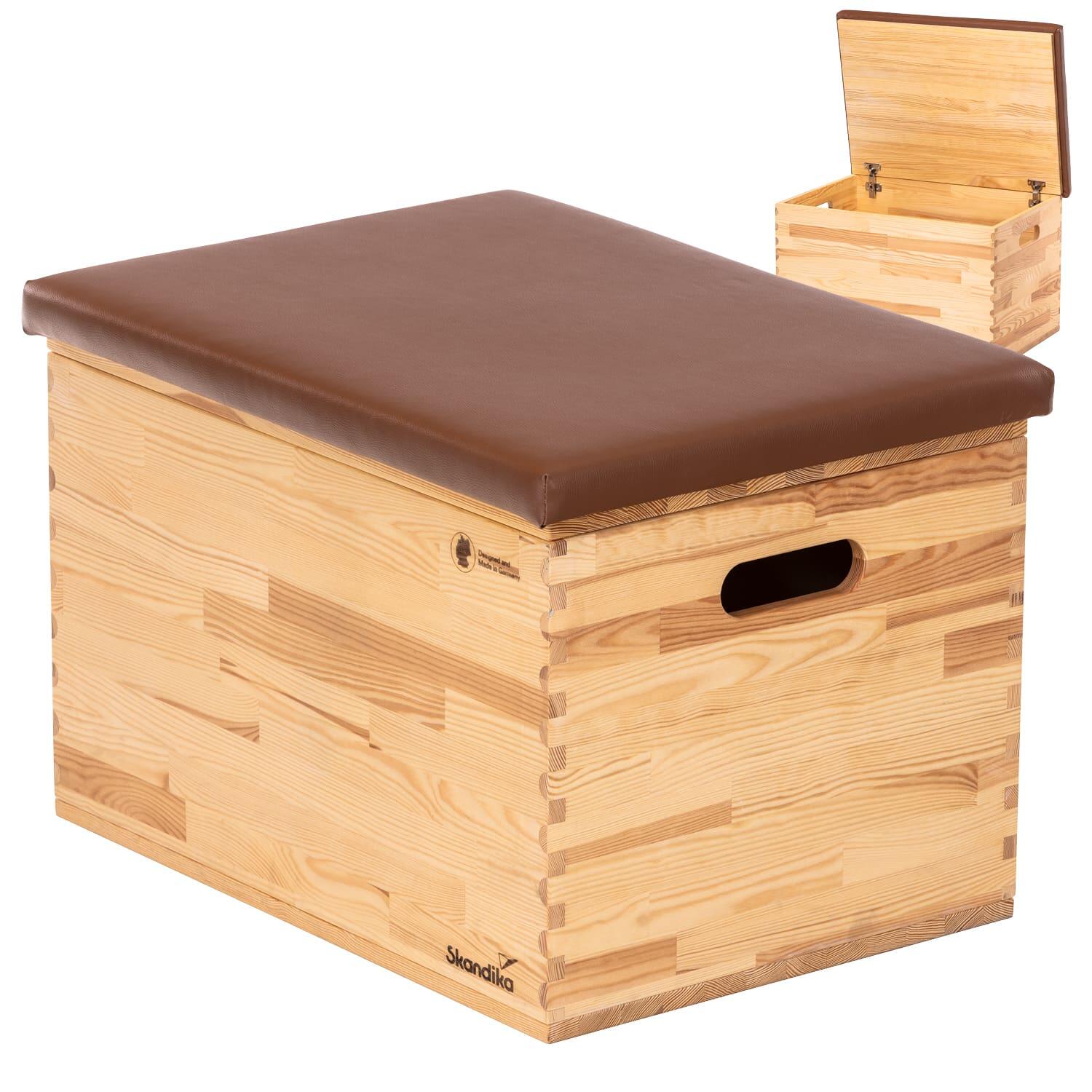 Skandika - Boîte Plyométrique Vira - Plinth Caisson En Bois Massif - Fabriqué En Allemagne - Box Pliométrique - Marron - Taille Unique - Decathlon