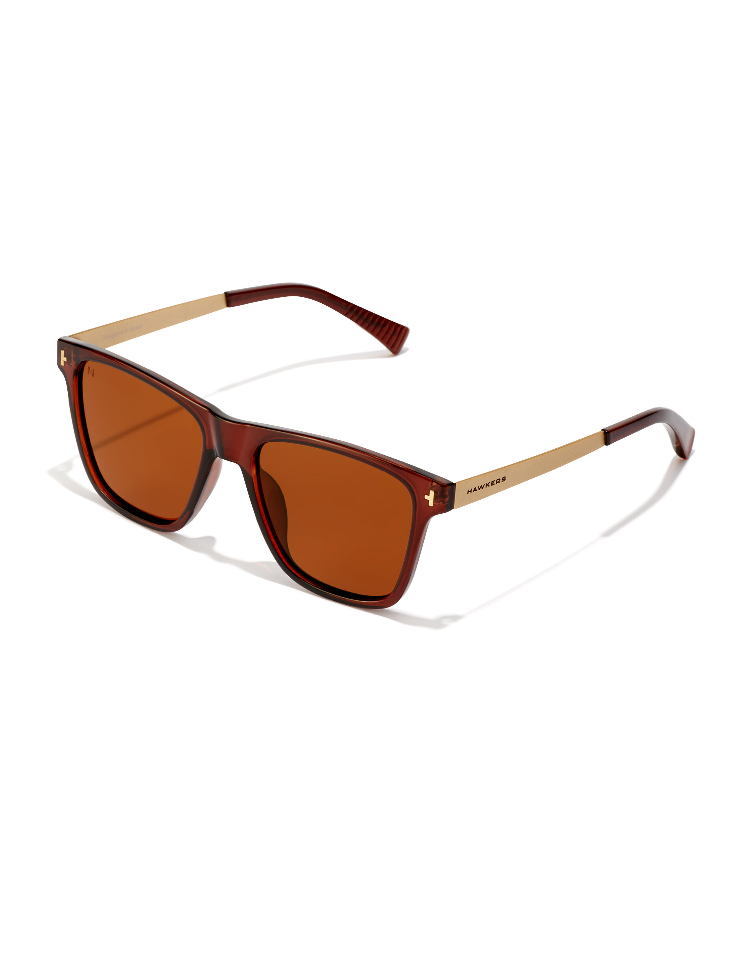 HAWKERS HAWKERS - Zonnebrillen voor Mannen en Vrouwen ONE LS METAL - POLARIZED BROWN