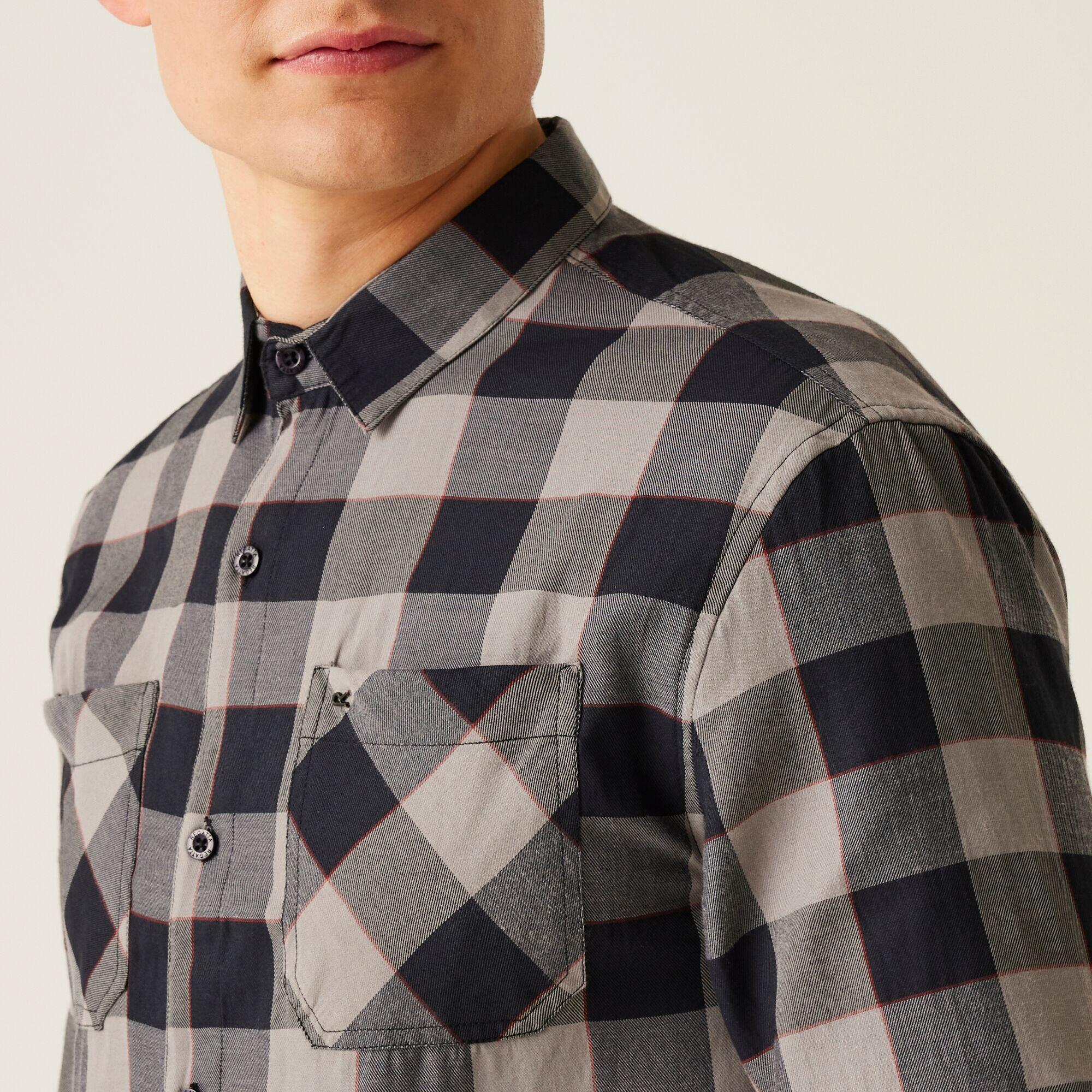 Camisa Senderismo Hombre 100% Algodón Regatta Lance 4/7