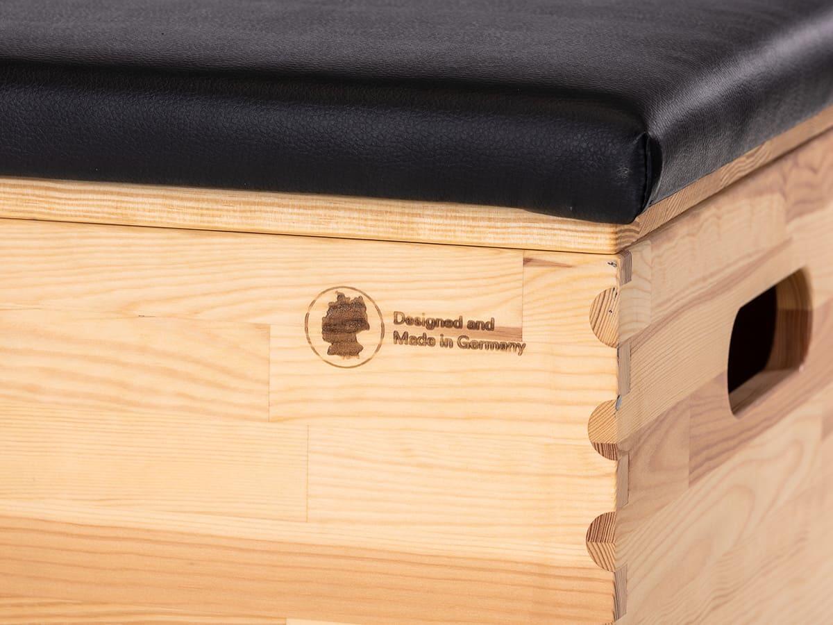 Springkast Vira - Plyometrische springkast - Massief hout - Max. 100 kg 3/8