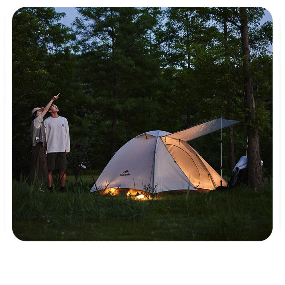 Tenda Trekking Yunchuan 3 Posti Marrone 4/7