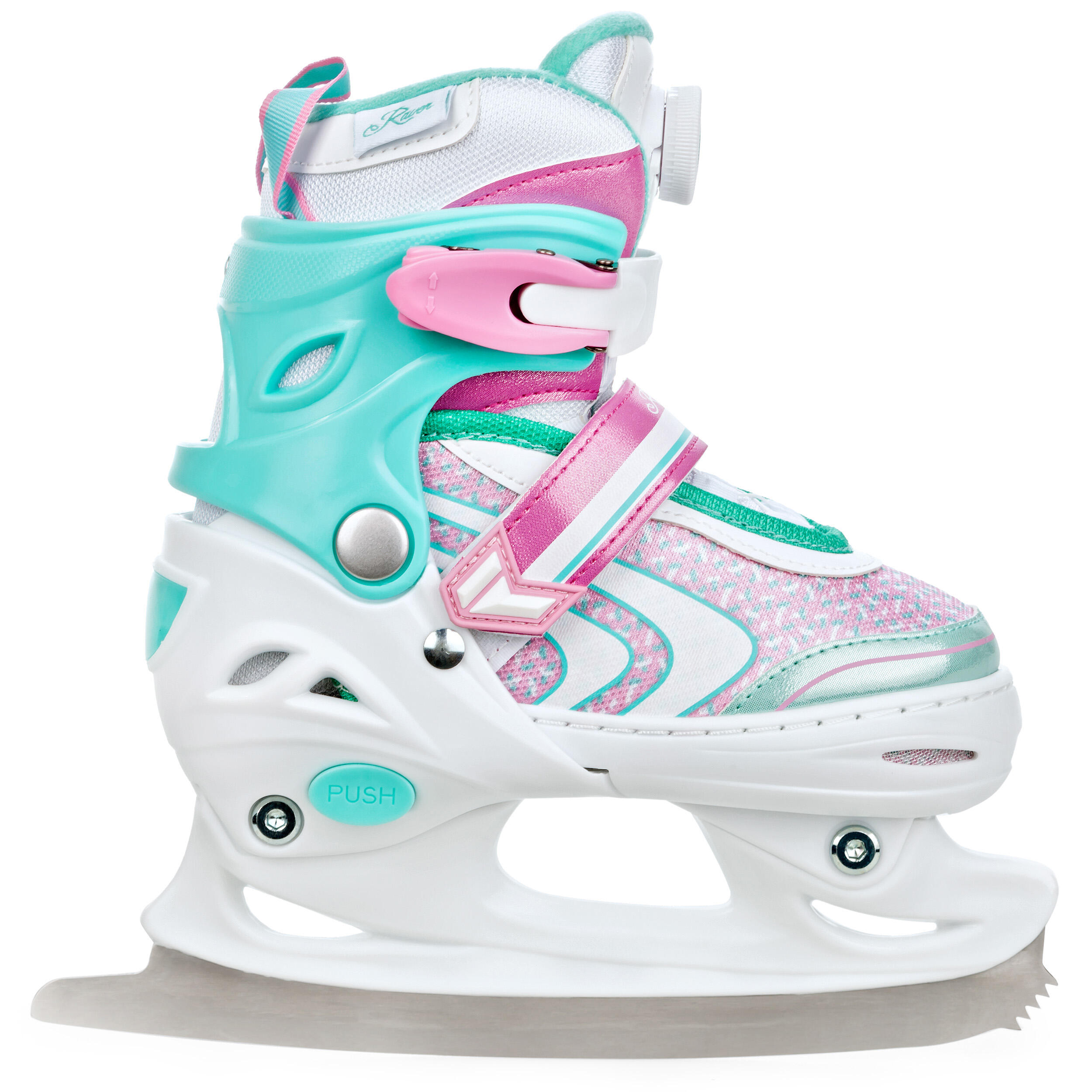 Patins de rodas Patins ajustáveis 4 em 1 Raven Lia PLUS Rodas brilhantes 5/7
