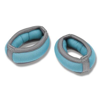 Gewichtsarmbanden van neopreen met metaalvulling 2*0,1 kg