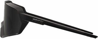 Brille Korbin - Matte Black Gloss Black - Black Mirror Lens 3/4
