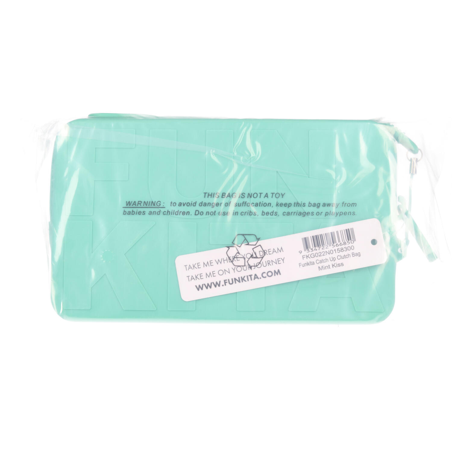 Torebka saszetka damska Funkita Catch Up Clutch Bag Mint Kiss 4/4