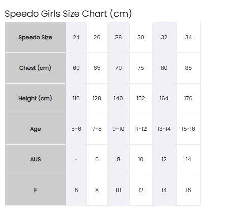 Speedo Girl's Digi Placement Thinstrap Muscleback Swimsuit 4/6
