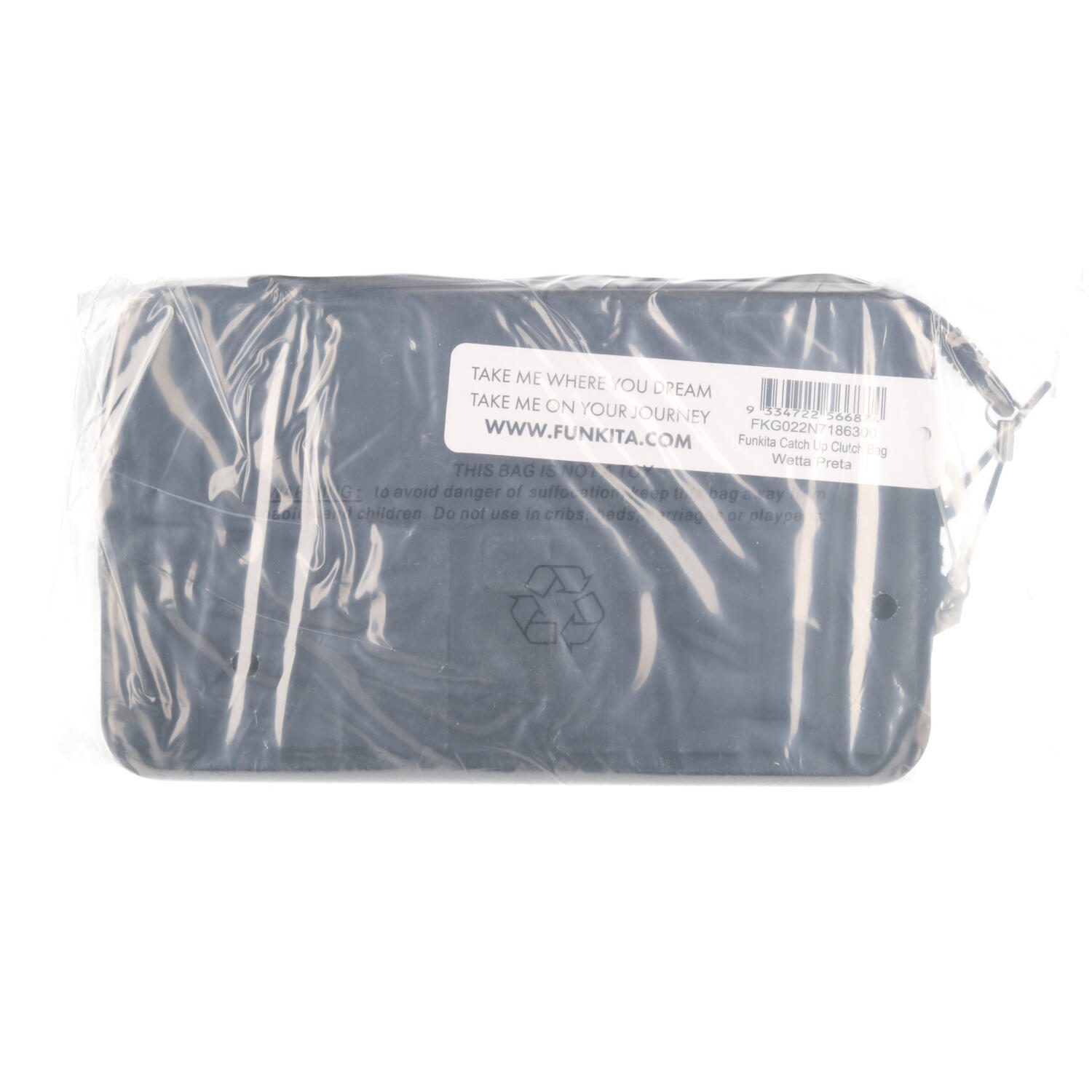 Torebka saszetka damska Funkita Catch Up Clutch Bag Wetta Preta 3/4