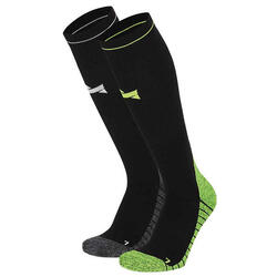 Xtreme Chaussettes de compression de course à pied 2 paires Multicolore Black