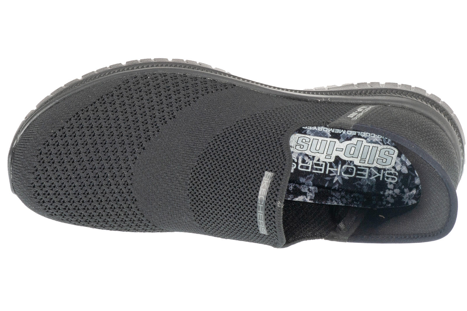 Chaussures Femmes Skechers Slipins Virtue Sleek noir 3/4