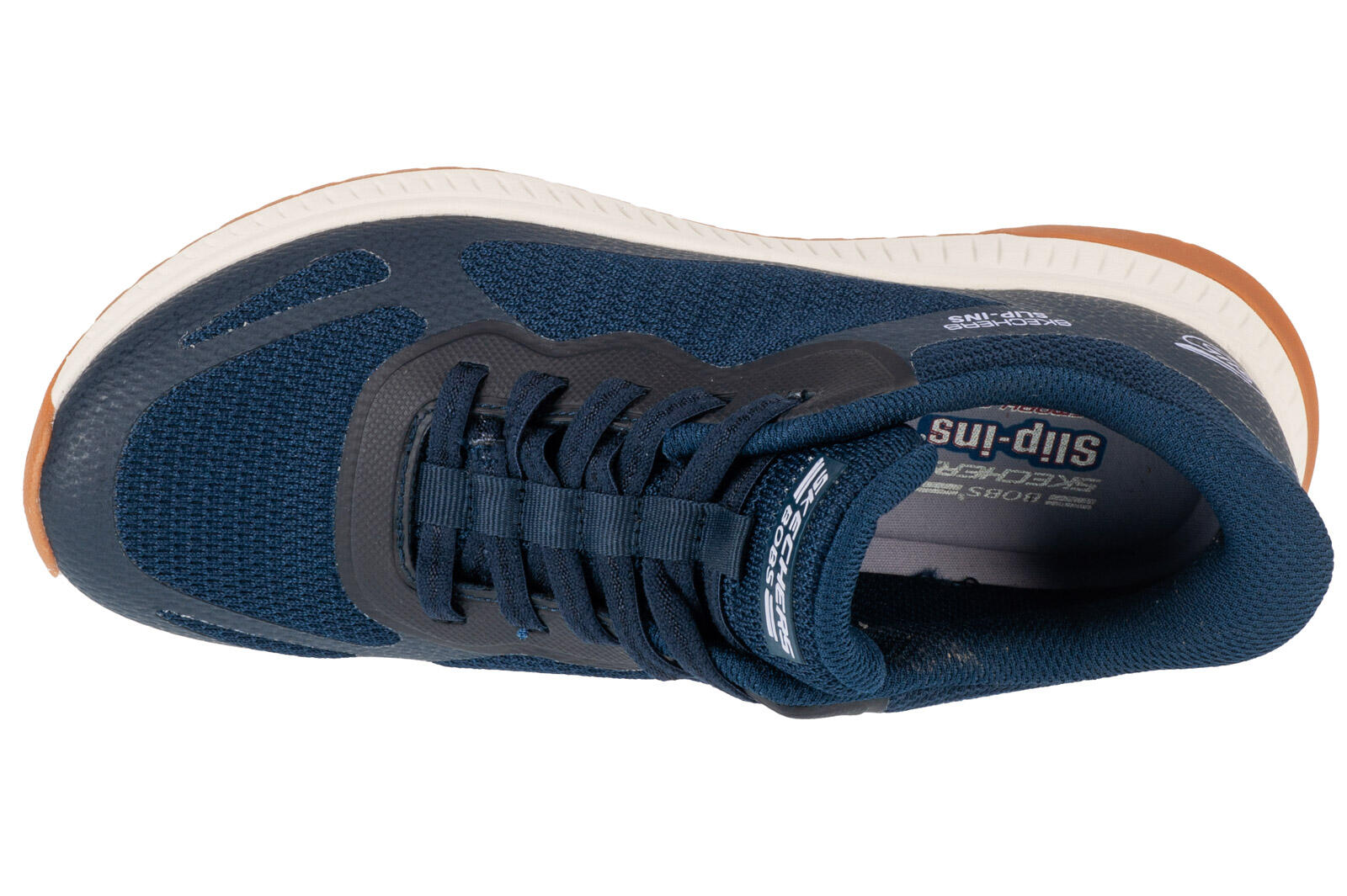 Chaussures Femmes Skechers Bobs Squad 4 Staple Look bleu 3/5