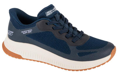 Sportschoenen vrouw skechers bobs squad 4 staple look blauw