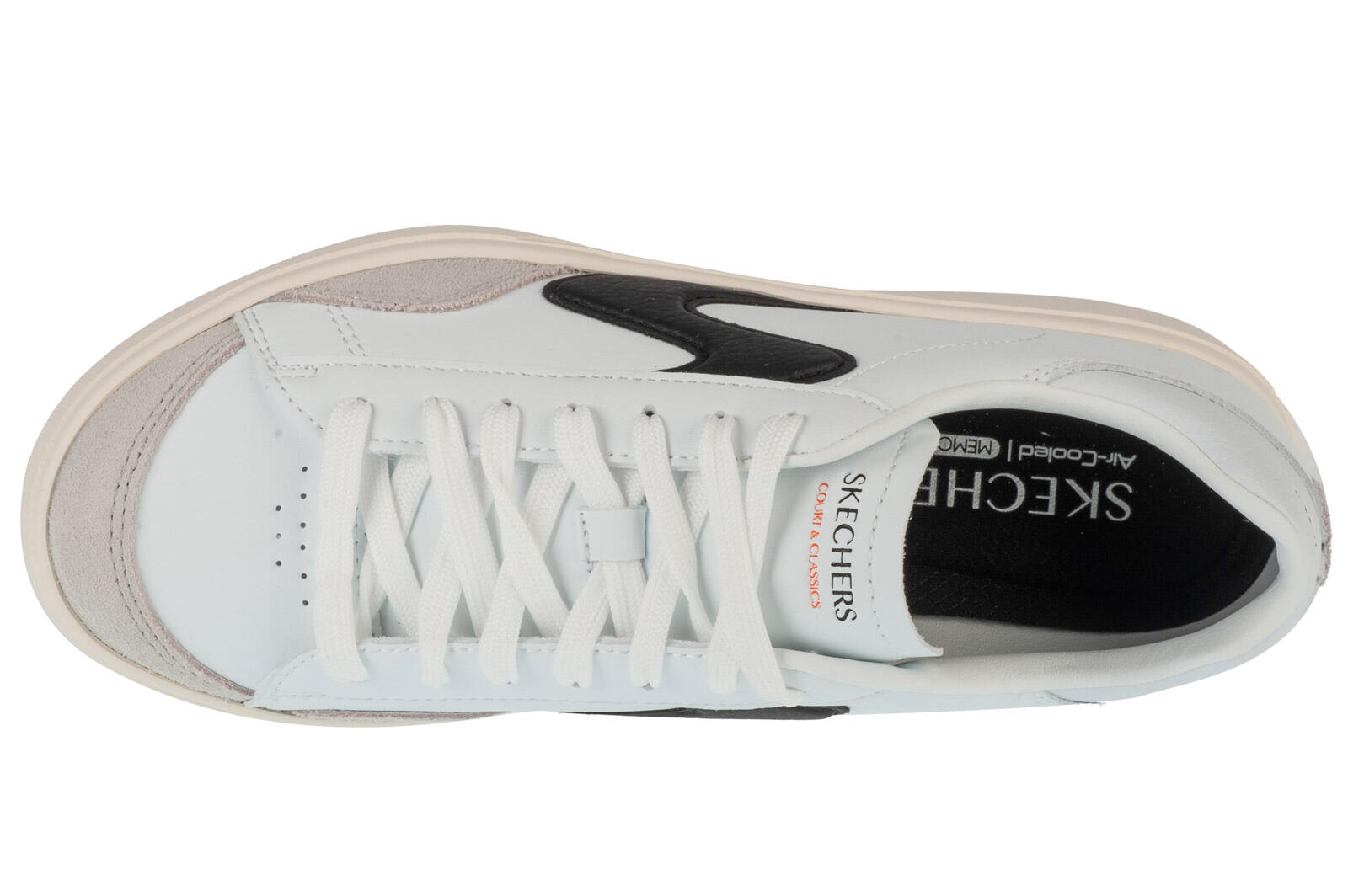 Chaussures Femmes Skechers Eden Lx Slick Talk blanc 3/5