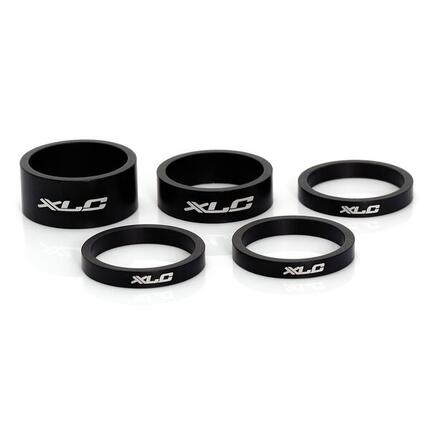 SET DE 5 ENTRETOISES DE DIRECTION XLC NOIR MAT