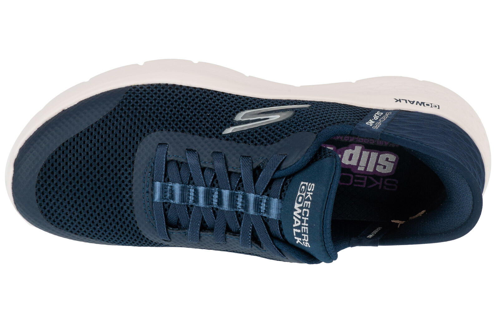 Zapatos Skechers Zapatillas de malla para mujer azul 3/6