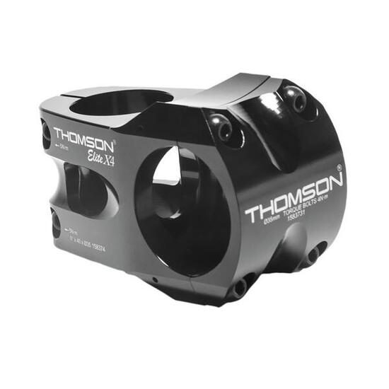 Thomson A-Head Vorbau Elite X4 schwarz 1-1/8" x 0° x 40mm x 35 mm Lenkerkl.