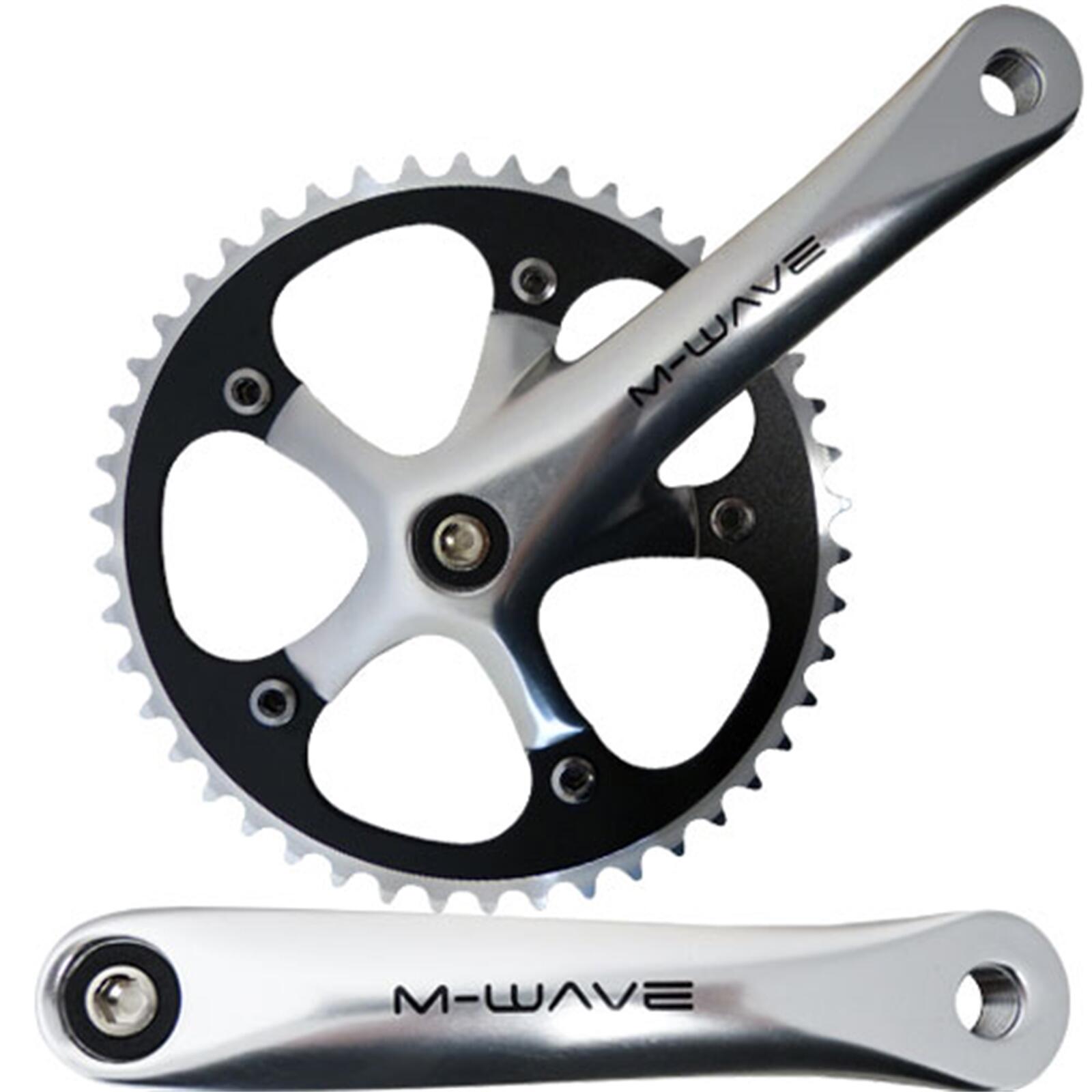 MESSINGSCHLAGER Single Speed crankset zilver