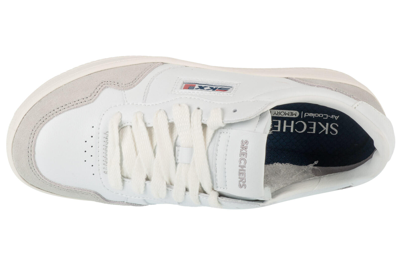 Chaussures Femmes Skechers Court 20 blanc 3/5