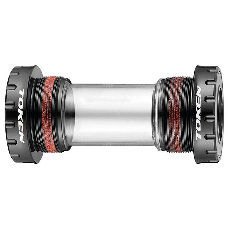Suport rowerowy TOKEN TK878EX Rama BSA Korba Shimano - oś 24mm, czarny