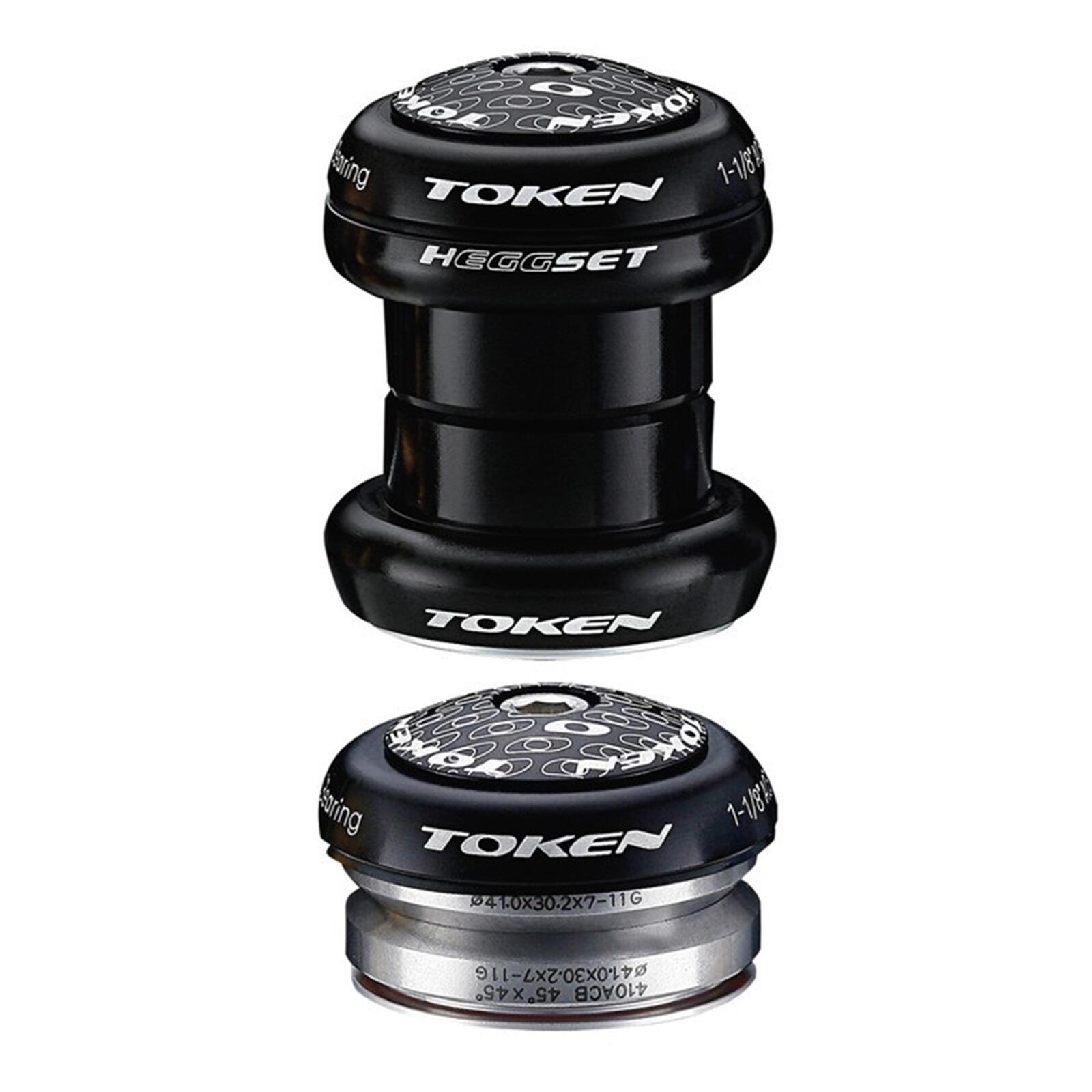 TOKEN Token Steuersatz hEGGset AHead 2in1 1 1/8" schwarz (34/41mm)