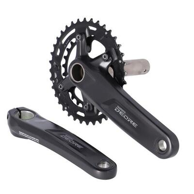 Shimano KRG DEORE FC-M4100-2 10-f.,36/26Z,175mm,sw,2-teil,o.Lagersch.