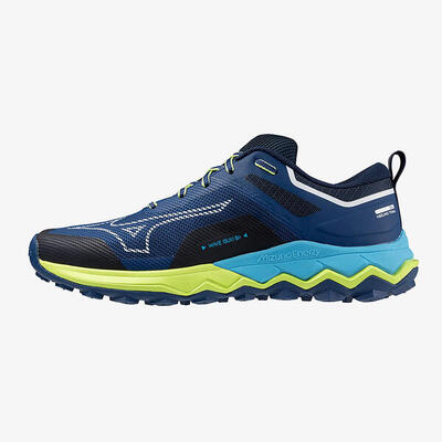 Mizuno wave ibuki 4 trail hardloopschoenen blauw