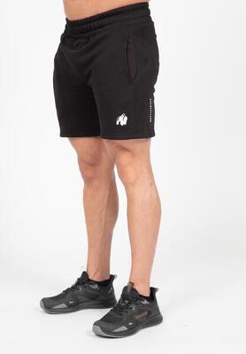 Leon sweat shorts - zwart