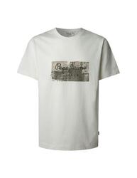 T-shirt pour homme Pepe jeans Dalter Blanc