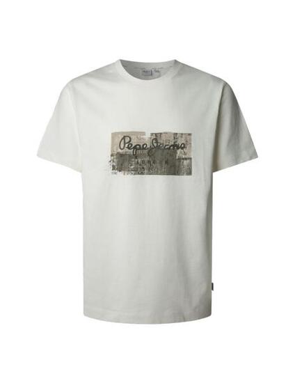 T-shirt pour homme Pepe jeans Dalter Blanc