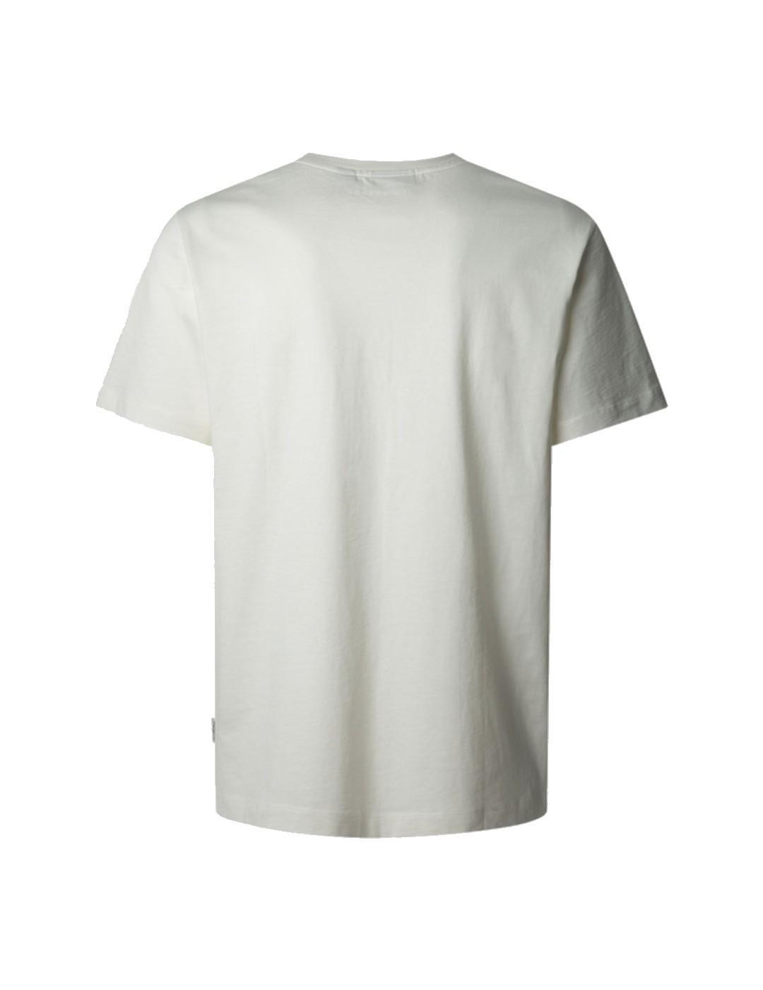 Maglietta da uomo Pepe jeans Dalter bianca 2/4