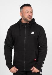 Leon Sweat à capuche zippé - Noir