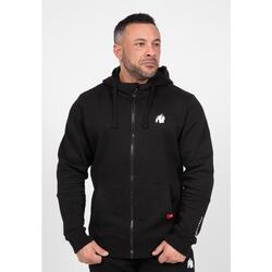 Leon Sweat à capuche zippé - Noir