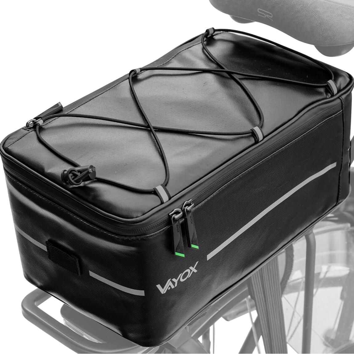 VAYOX Cyklistická brašna na nosič VA0166 voděodolná 8L