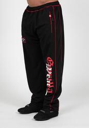 Marlow Mesh Pantalon - Noir/Rouge