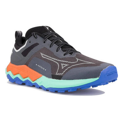 Scarpe Da Trail Running Mizuno Wave Ibuki 4 Nero. Blu E Arancione