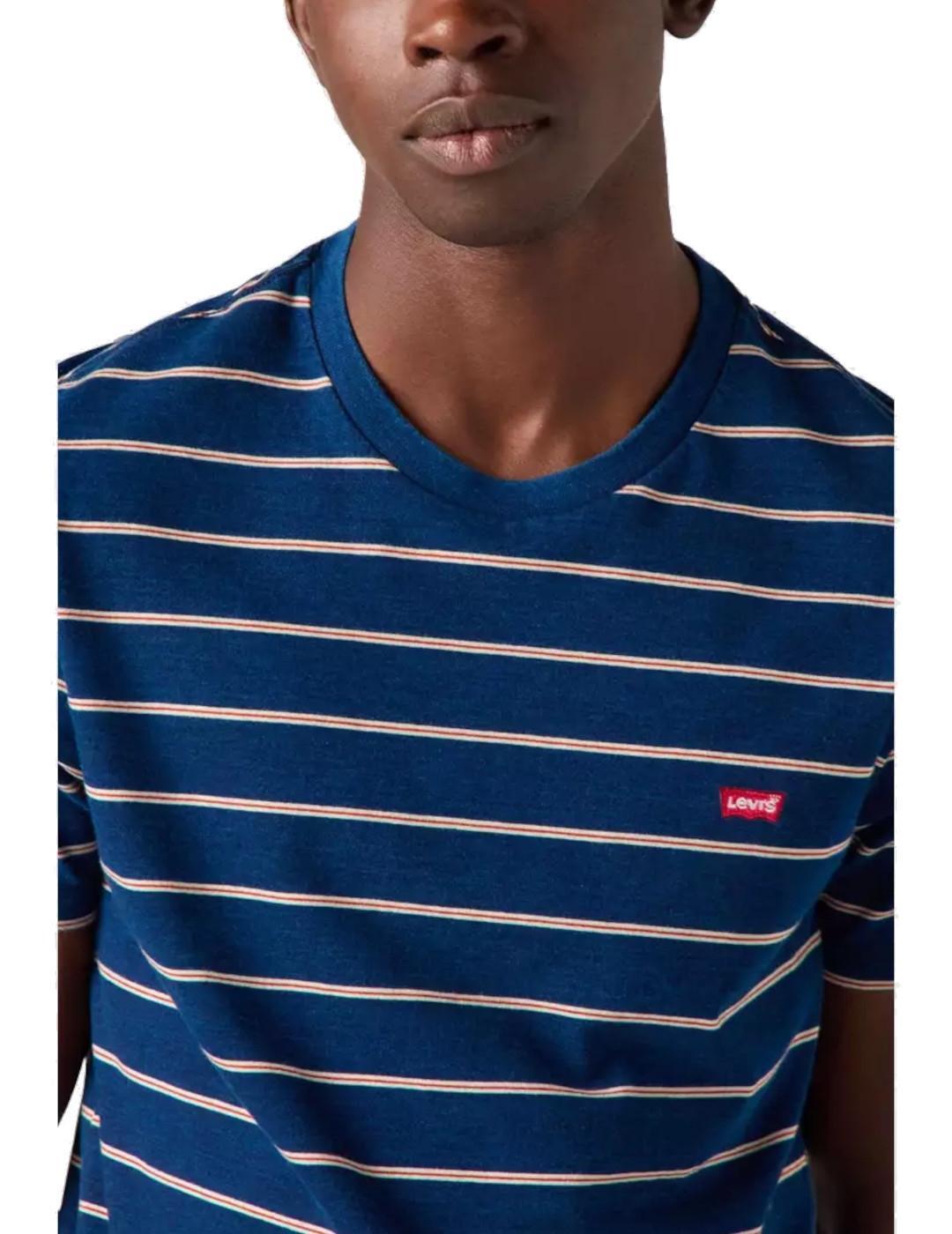 Camiseta para Hombre Levis 56605 Azul 4/4