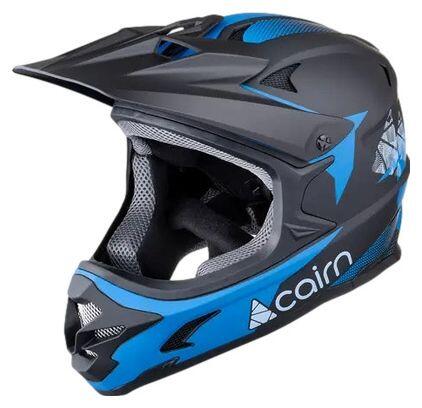 CAIRN Cairn X Track integraalhelm Mat Zwart/Blauw (TU)