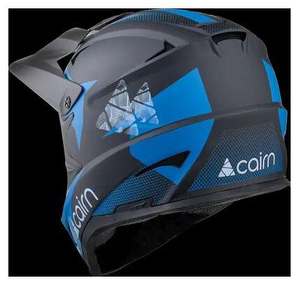 Cairn X Track integraalhelm Mat Zwart/Blauw (TU) 2/3