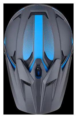 Cairn X Track integraalhelm Mat Zwart/Blauw (TU) 3/3