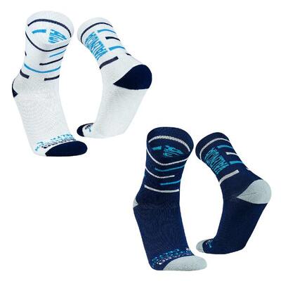 Kompressions-Laufsocken Marathon Valencia ultraleicht running für Damen Herren