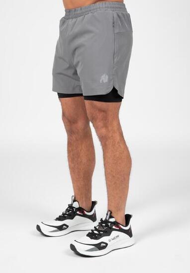 Cortez 2-in-1 Kurze Hosen - Anthrazit