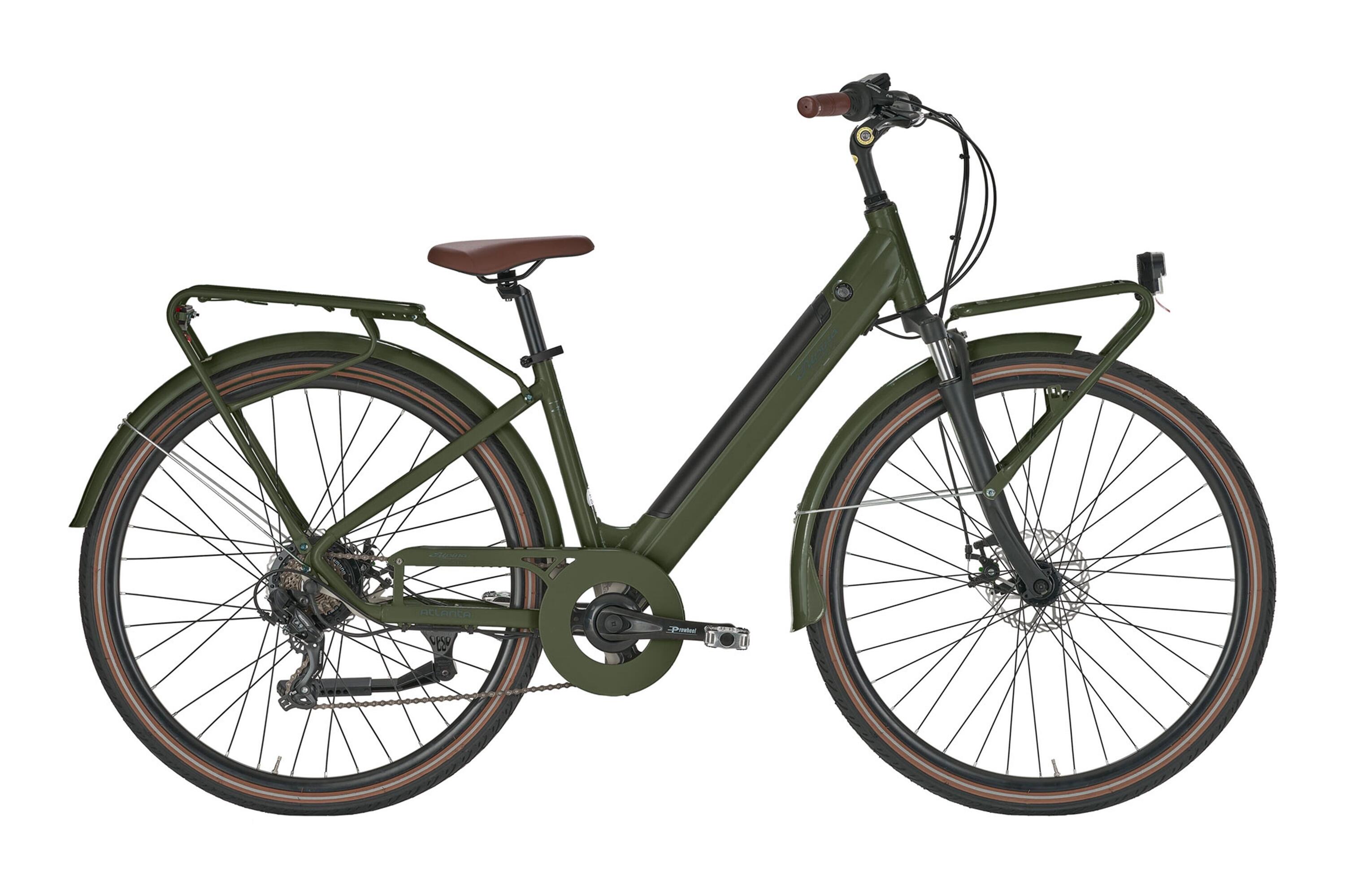 ALPINA BIKE Q1 TRK 28 ATLANTA ELEKTRISCHE FIETS VROUWEN GROENE VERSIE 2024