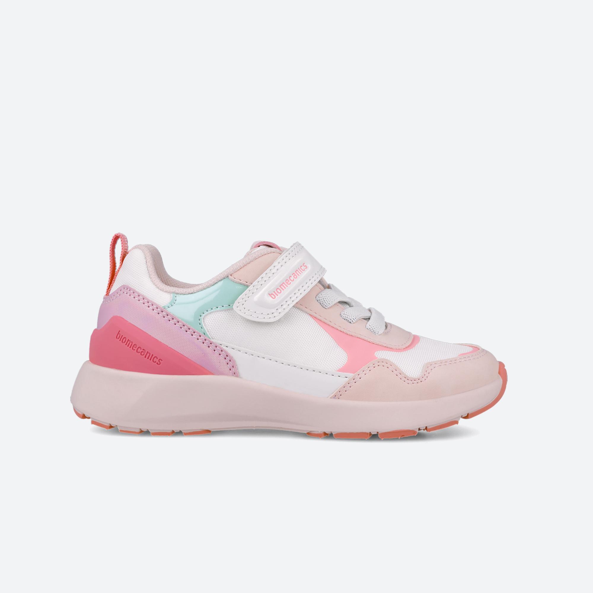 Sapatilhas Desportivas Caminhada Menina Biomecanics 252279C Branco Fecho Adesivo