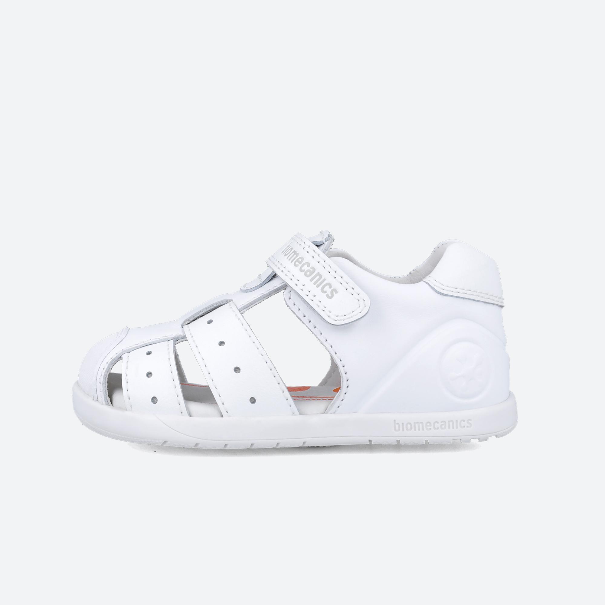Sandalias Barefoot Bebé Biomecanics 252164A Blancas Cierre adherente 6/7