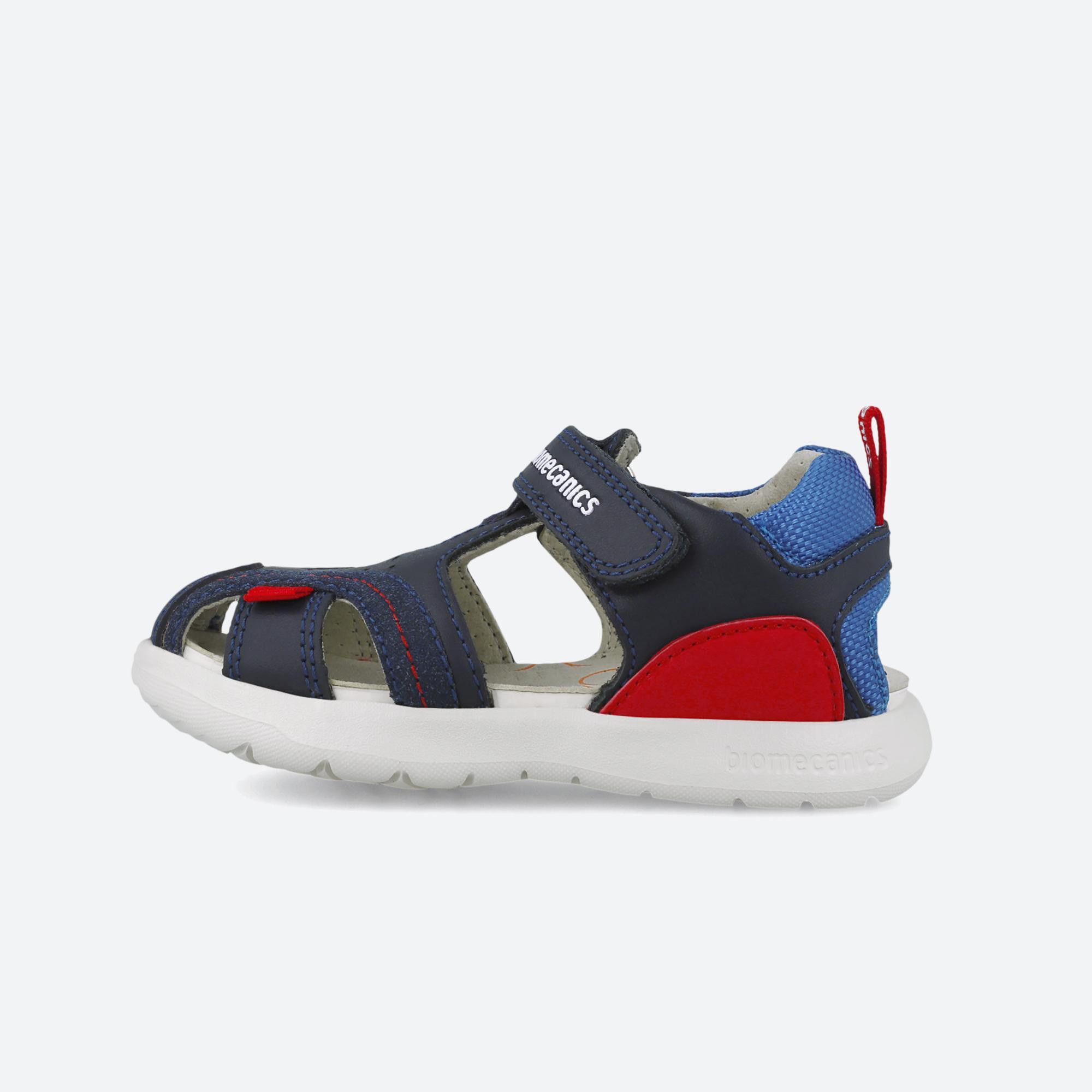 Sandalias Cerradas Niño Biomecanics 252213A Azul marino Cierre Adherente 5/6