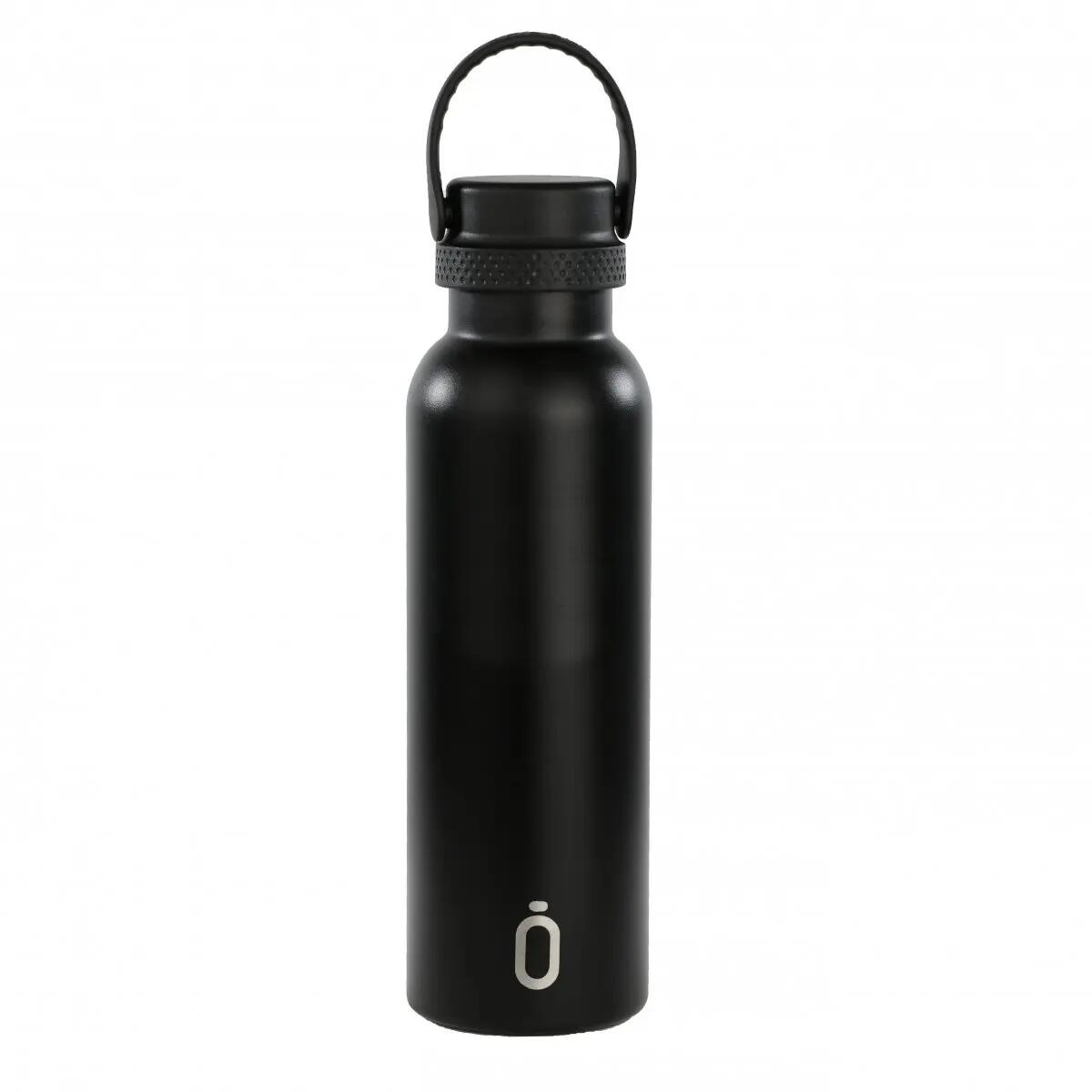 FC Barcelona thermosfles bidon met handtekeningen 600 ml zwart 2/2
