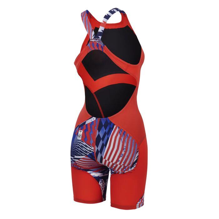 Speedo Fastskin Lzr Ignite Kneeskin – Niebieski/Czerwony/Biały – Rozmiar 18