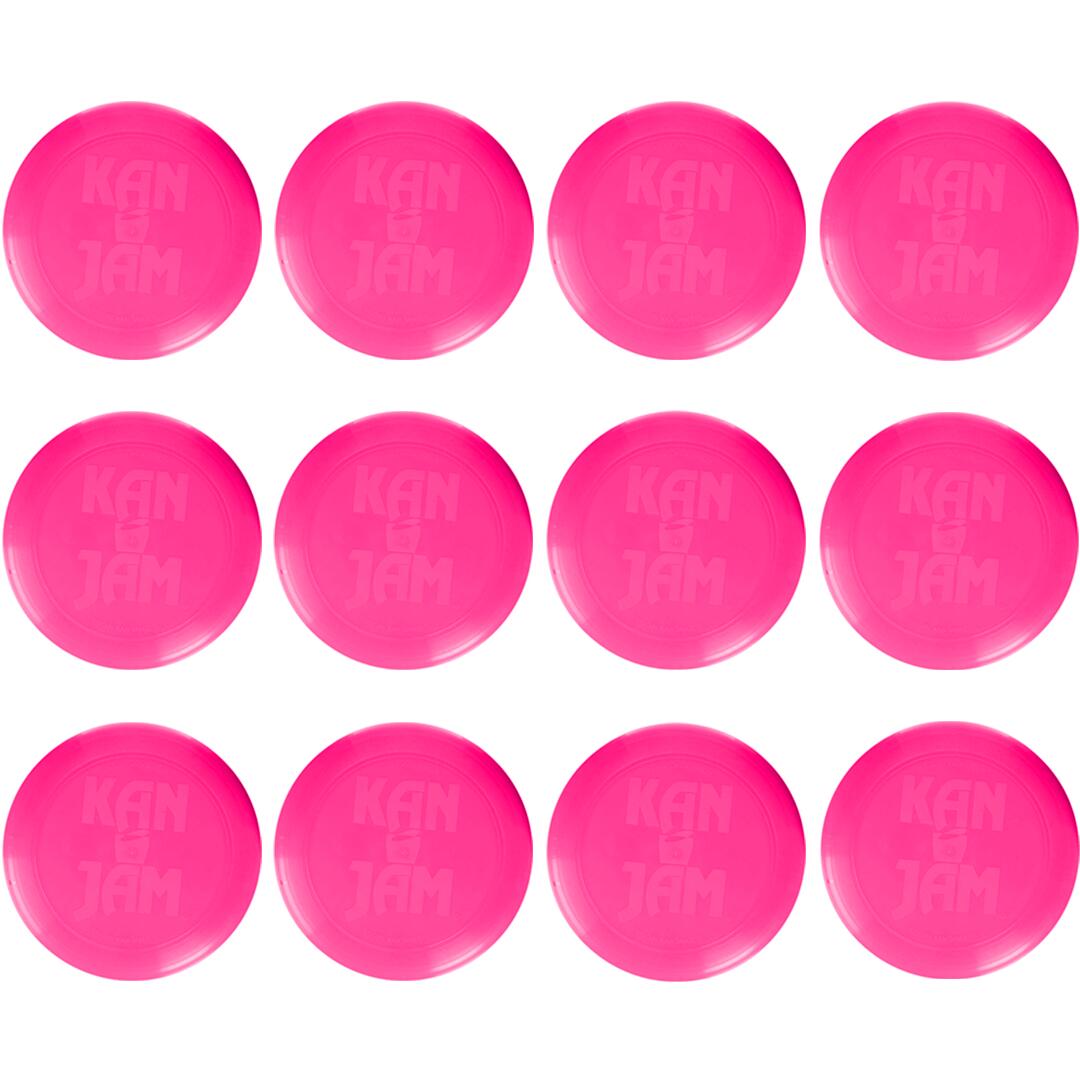 KANJAM KanJam - Frisbee - Set van 12 - Schoolset - Roze - Frisbee set