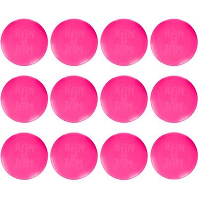Kanjam - frisbee - set van 12 - schoolset - roze - frisbee set