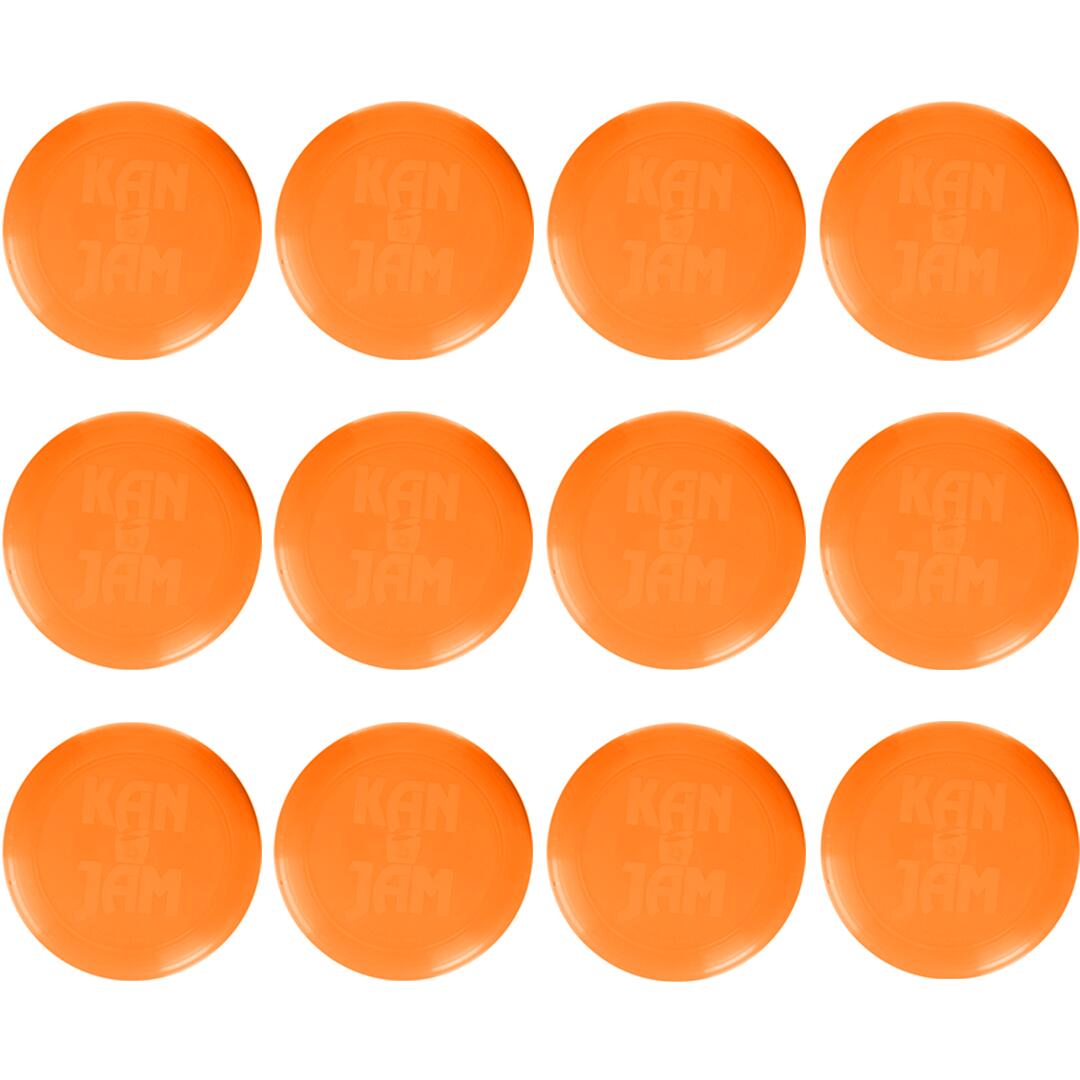 KANJAM KanJam - Frisbee - Set van 12 - Schoolset - Oranje - Frisbee set