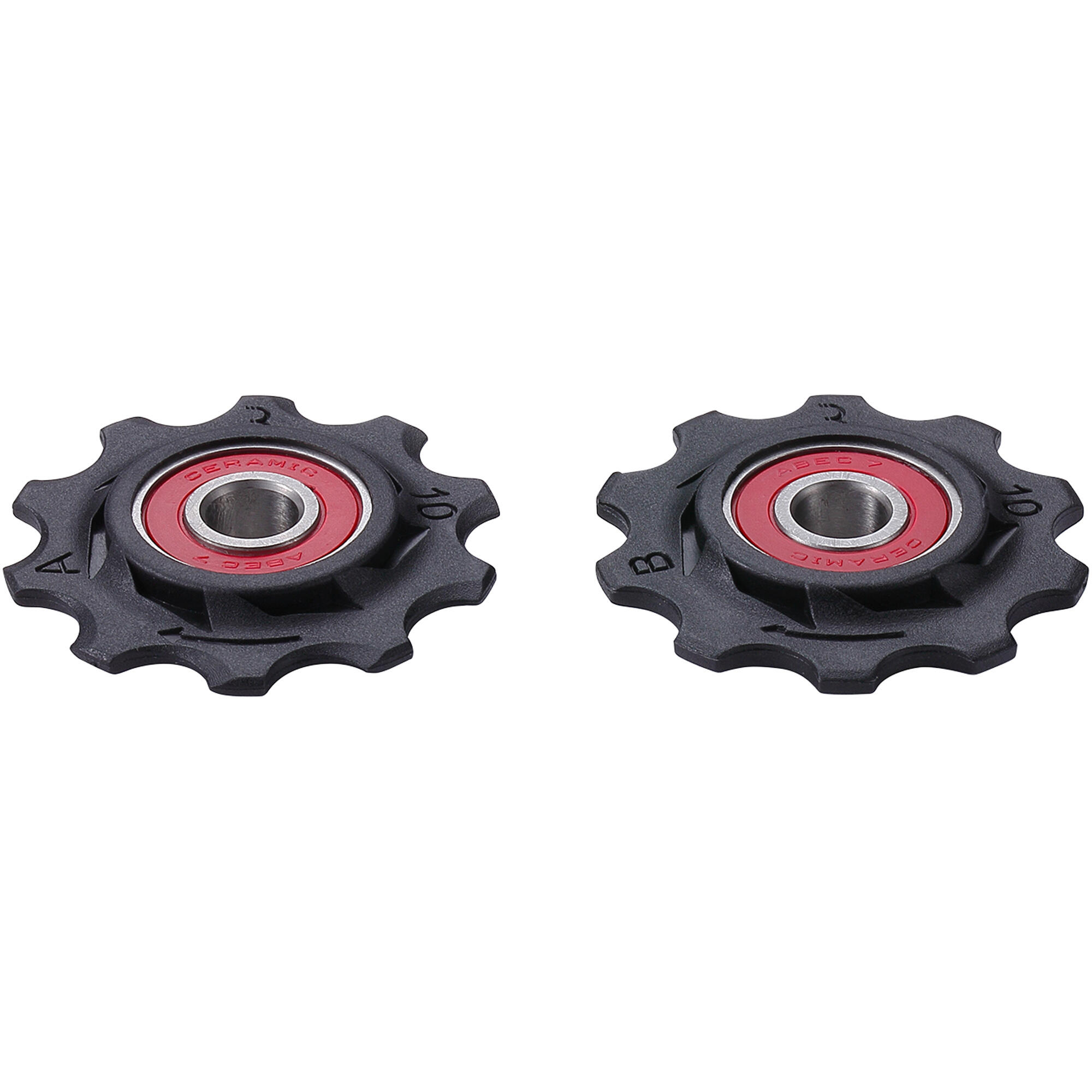 Galets Roulements Céramique BBB RollerBoys 10 Dents Noir 2/3